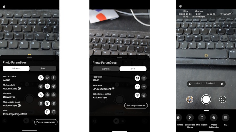 Commandes Google Pixel 8 Pro