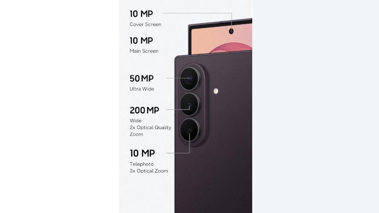 Samsung Galaxy Z Fold 8 Ultra capteurs