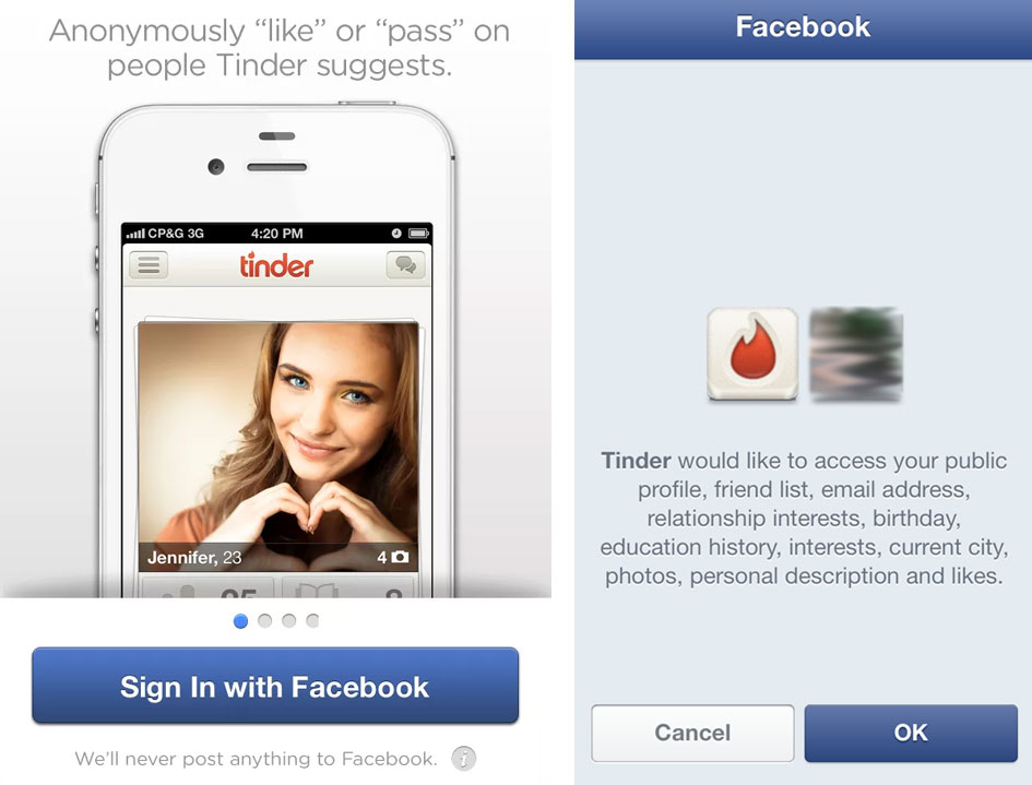 Tinder Facebook Tinder Facebook