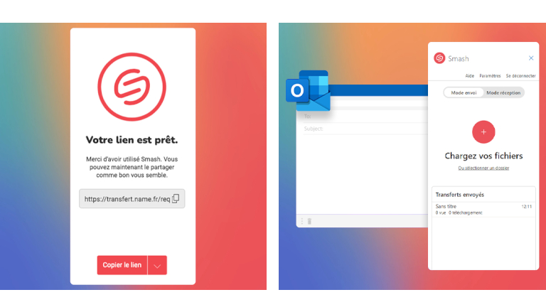 Smash application Outlook