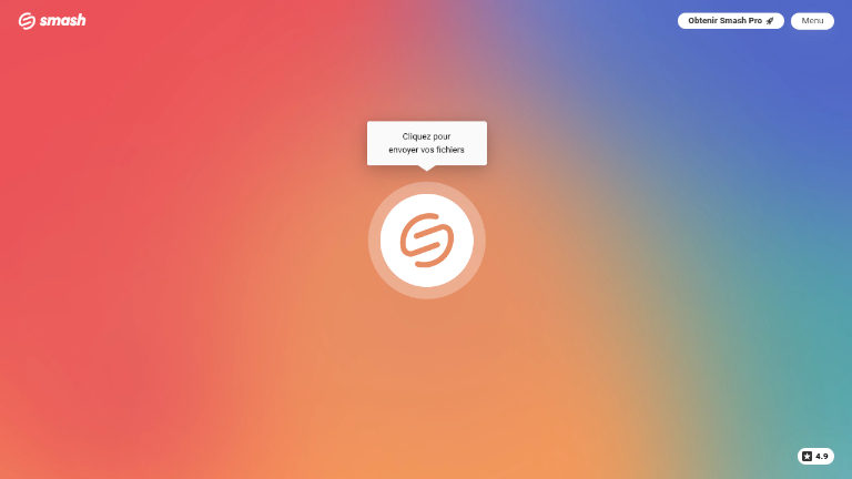 Interface Smash transfert fichier