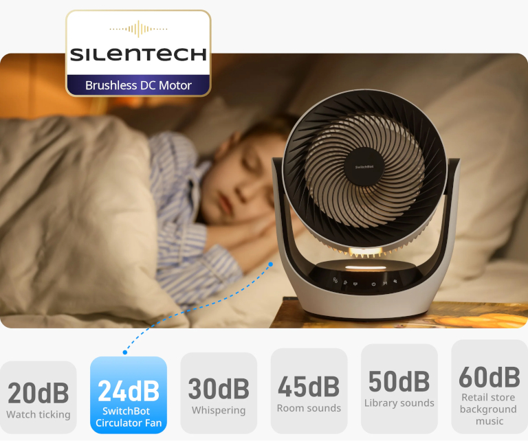 Ventilateur Switchbot silencieux