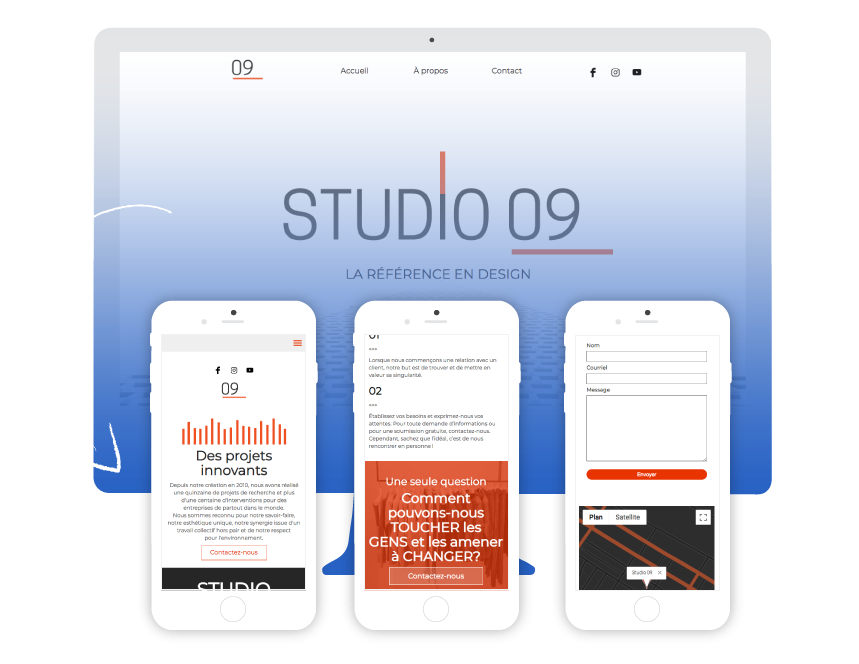 Version mobile cr&eacute;ateur sites internet votresite.ca