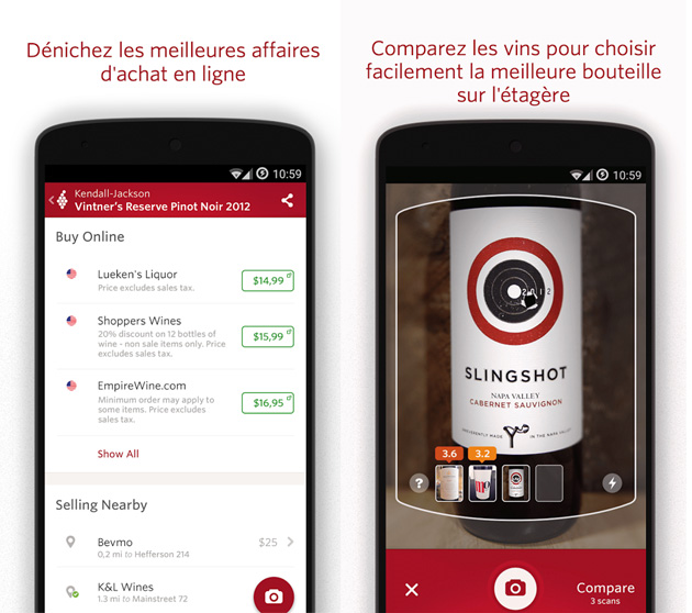 Application Vivino prix