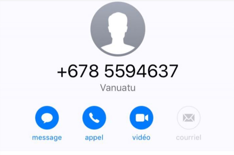 Fraude appel Vuanatu