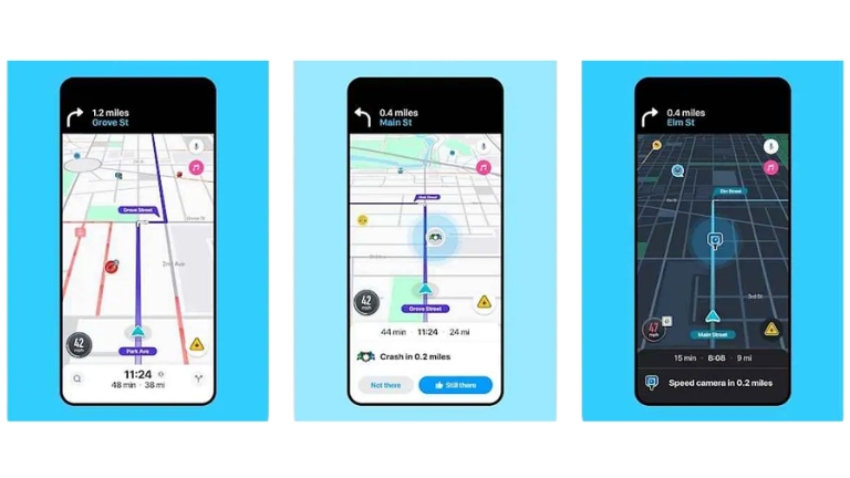 Waze pour &eacute;viter le trafic