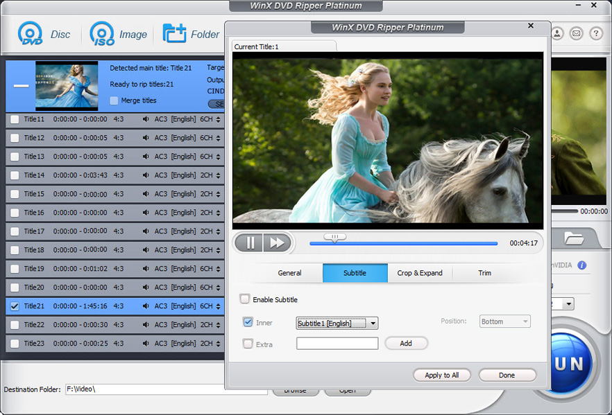 WinX DVD Ripper Platinum