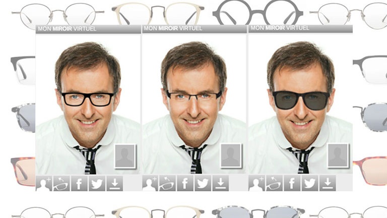 Application Essayer Les Lunettes En Ligne Visage Ovale Lunette