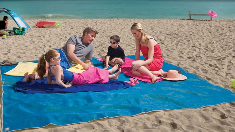 Tapis de plage pliable, 90 x 180 cm