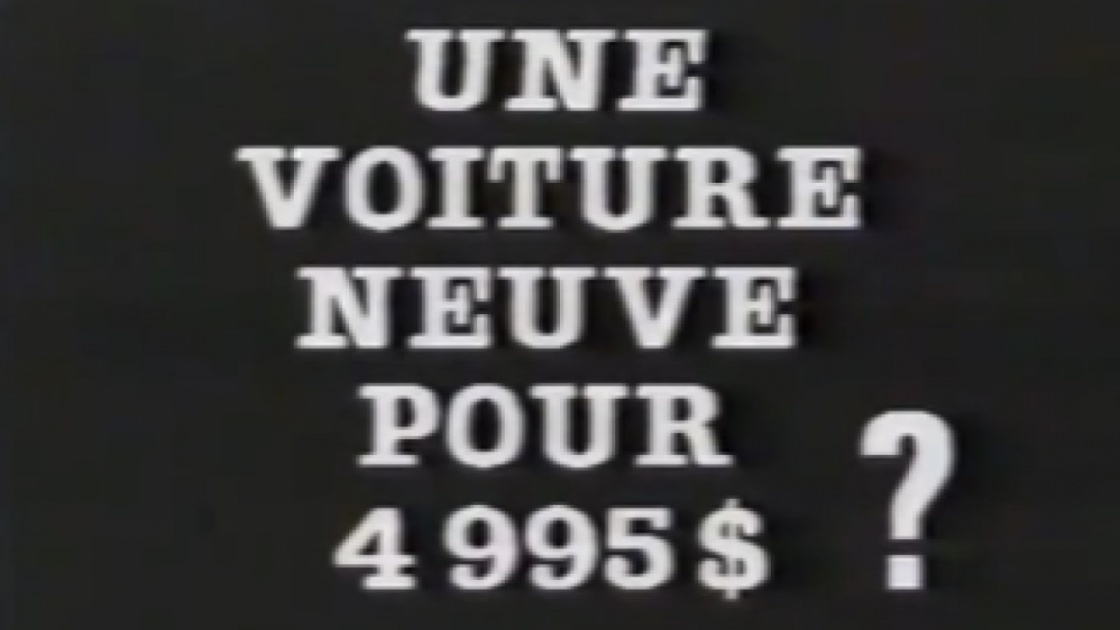 PUB nostalgie! Retour dans le Temps: Quand une voiture neuve coûtait ...