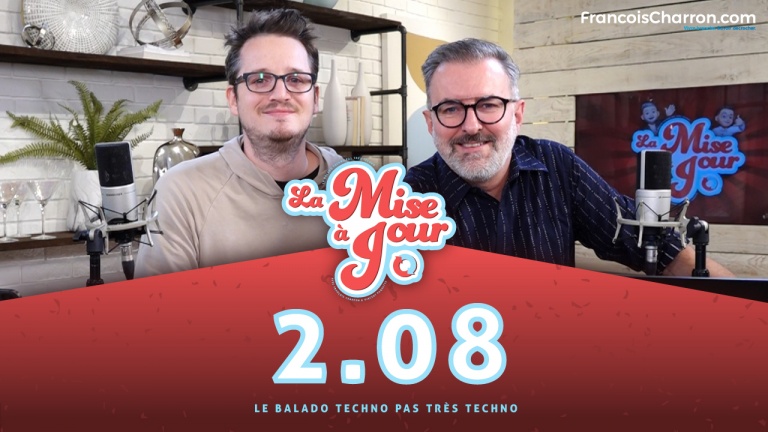 MAJ 2.08: Moins stressé, moins d’urgence!