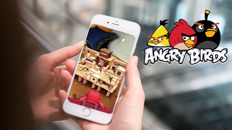 Le jeu Angry Birds s'invite dans notre réalité sur iPhone et iPad