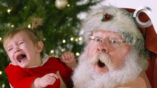 Quand le père Noël fait pleurer les enfants