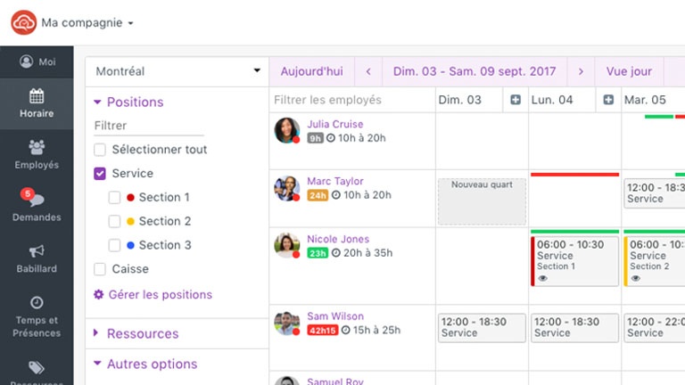 Agendrix : l'application puissante de gestion d'horaire de travail