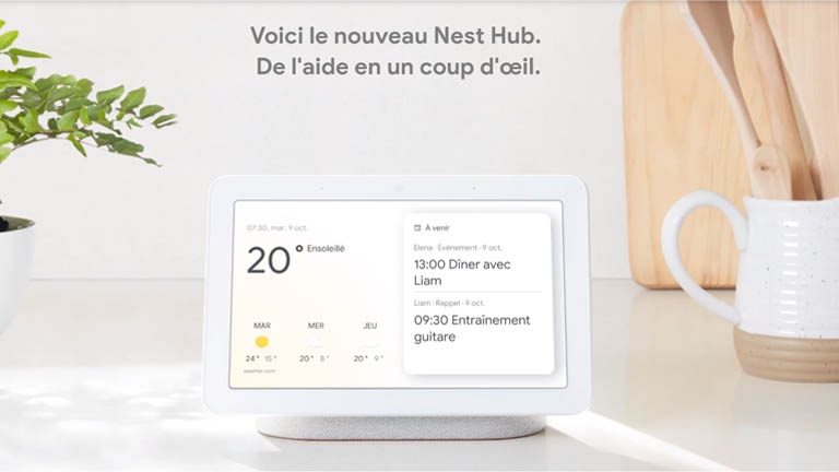Google Nest Hub: l'assistant vocal avec écran qui répond à presque tout