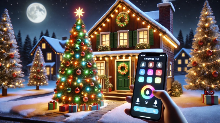 Illuminez votre sapin de Noël de toutes les couleurs avec ces lumières intelligentes