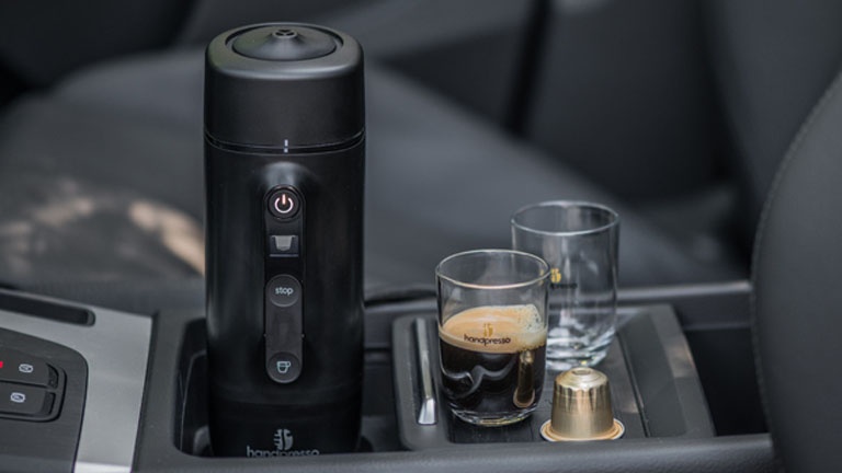 Une machine espresso pour la voiture Une machine espresso pour la voiture