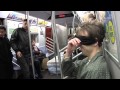 Petit dodo dans le métro!