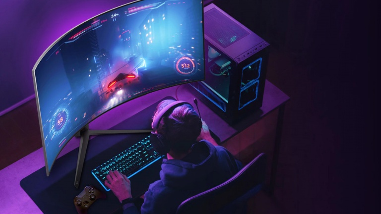 Voyez vos jeux vidéo en grand sur ce moniteur incurvé 45po 240Hz de LG