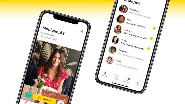 Une application mobile de rencontre exclusive aux 50 ans et plus Une application mobile de rencontre exclusive aux 50 ans et plus