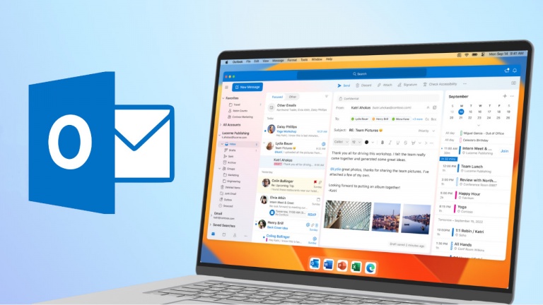 Le logiciel de courriels Microsoft Outlook est gratuit sur ces ordinateurs