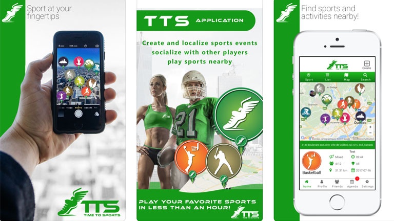 Un réseau social québécois pour sportifs