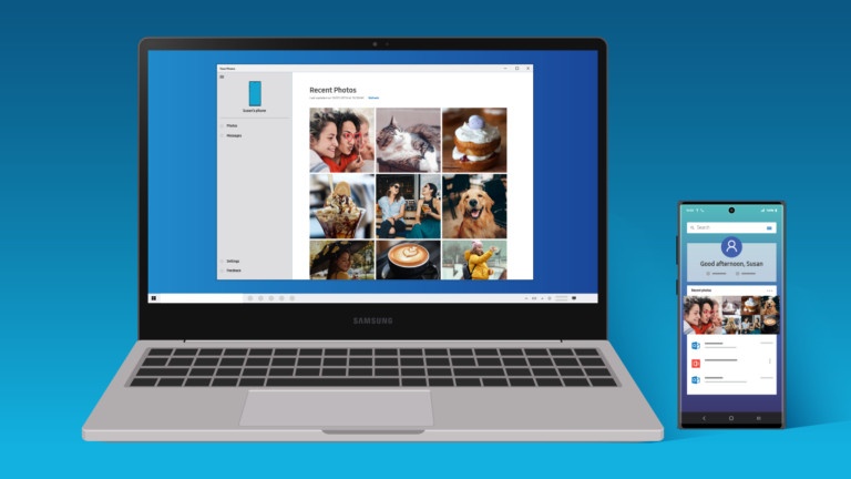Utilisez les applications de votre téléphone Samsung sur Windows 10