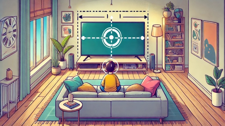 Quelle distance de recul doit séparer le sofa du téléviseur ou l'écran HD et 4K?