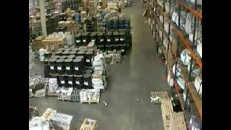 Accident dans un entrepôt