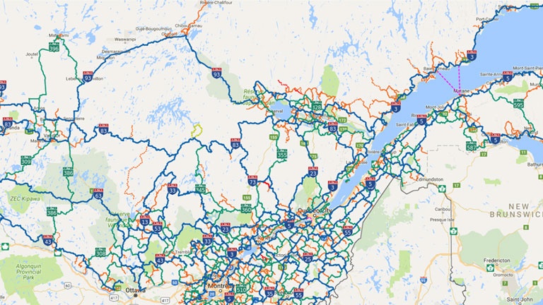 Découvrez de nouveaux sentiers de motoneige avec cette app québécoise