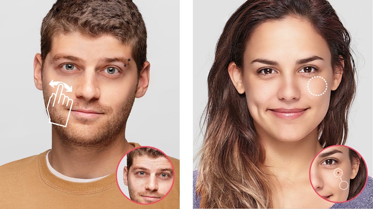 Retouchez votre visage sur vos photos 