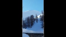 En direct d'une avalanche