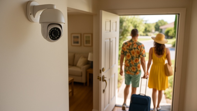Quittez votre maison en paix avec une caméra de surveillance IP