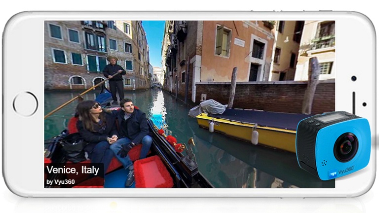 Faites vos propres vidéos de réalité virtuelle avec cette caméra 360°!