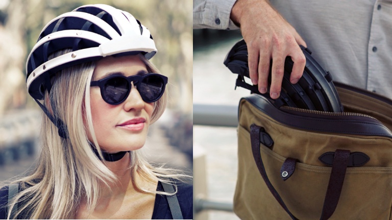 Ce très pratique casque de vélo est pliable!