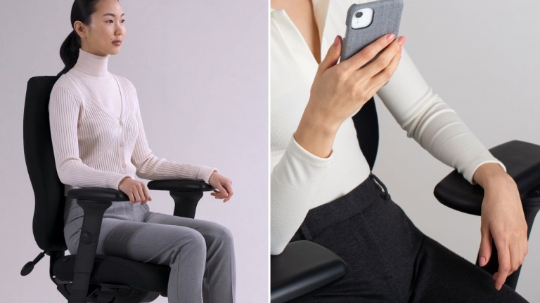 airCentric3, une chaise ergonomique ultra confortable au design ingénieux