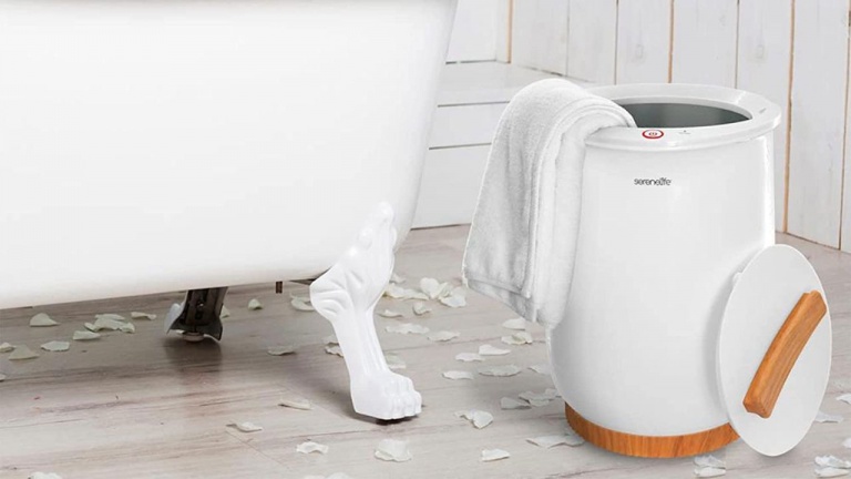 Profitez d'une serviette chaude après votre douche grâce à ce gadget