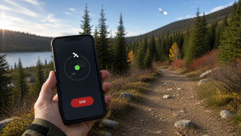 Communication par satellite sur cellulaire: joindre les secours sans réseau