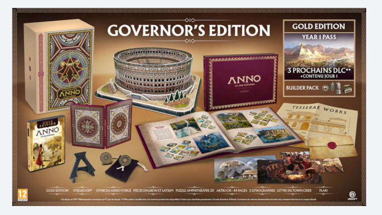 Gagnez la prestigieuse Governor's Edition d'ANNO 117: Pax Romana : Devenez le maître de l'Empire romain!