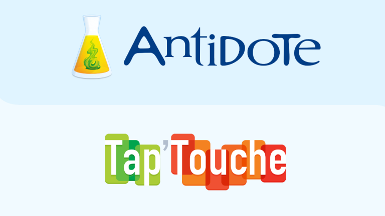 Gagnez les logiciels Antidote+ et Tap’Touche, pour mieux écrire et taper plus vite!