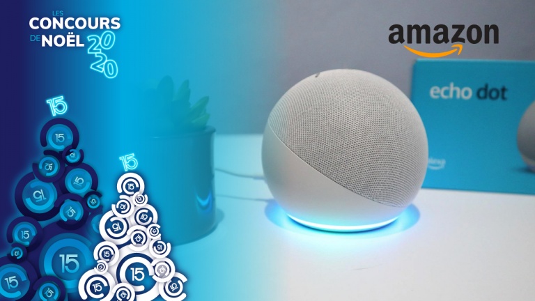 Gagnez le plus récent modèle du discret assistant vocal d’Amazon, l’Echo Dot!