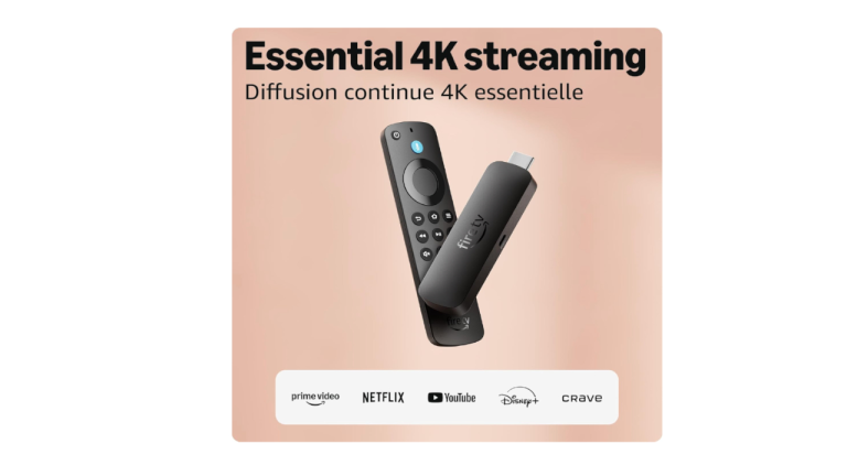 Gagnez le Fire TV Stick 4K Select : le cinéma 4K simplifié!