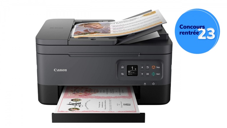Gagnez une imprimante Canon tout-en-un pour imprimer vos documents et vos plus belles photos! 