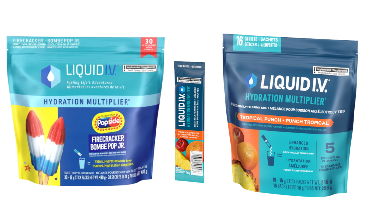 Gagnez des mélanges pour boisson aux électrolytes Liquid I.V!