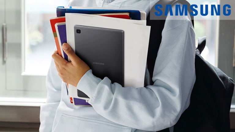 Gagnez la portable et légère Galaxy Tab A7 Lite et amenez-la partout avec vous!