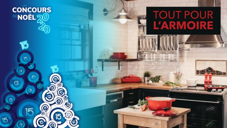 Gagnez une carte cadeau de 400$ de chez Tout pour l’Armoire!