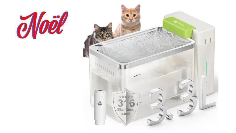 Gagnez la Fontaine à eau Amicura Nano Ultrafiltration : L'eau la plus pure pour votre chat!
