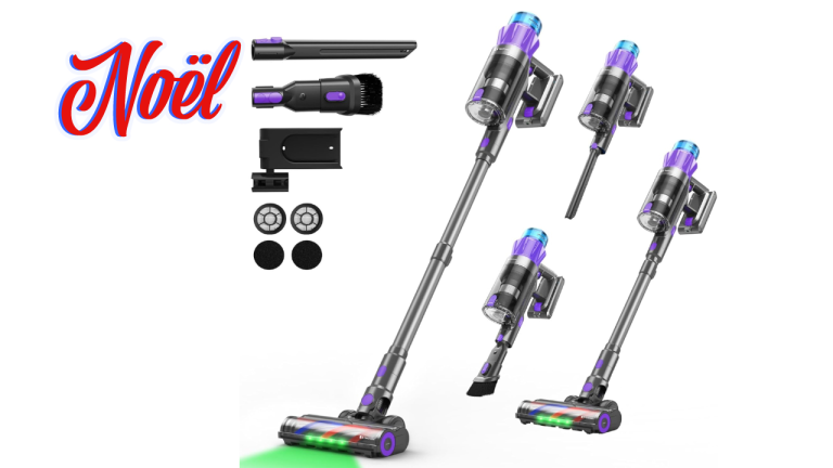 Gagnez l’aspirateur sans fil intelligent Redroad P9 Pro : la puissance de 55KPa qui voit la poussière invisible!