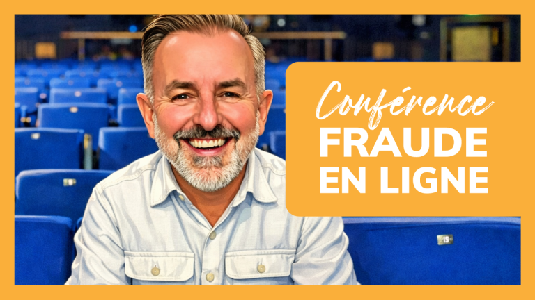 Venez voir ma conférence sur les fraudes en ligne en tournée