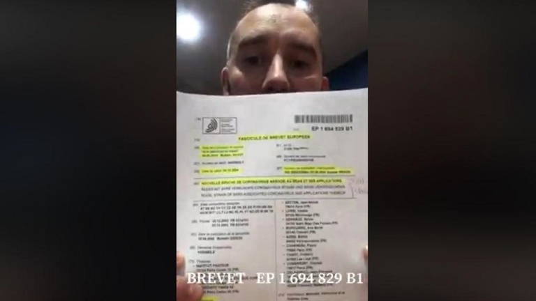 Brevet EP 1694829-B1, une vidéo complètement fausse sur le coronavirus Brevet EP 1694829-B1, une vidéo complètement fausse sur le coronavirus